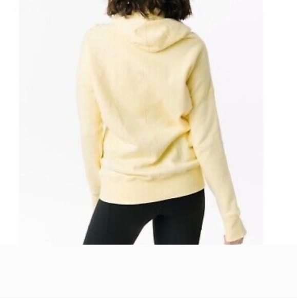 ZYIA Active Oh So Soft Cowl Neck Hoodie Yellow size medium - Picture 6 of 6